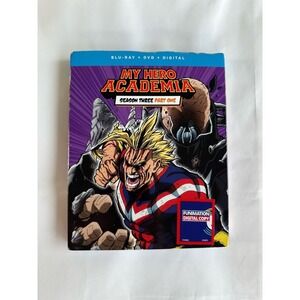 My Hero Academia: Season Three Part One Blu-ray + Digital w/Slipcover Sealed New